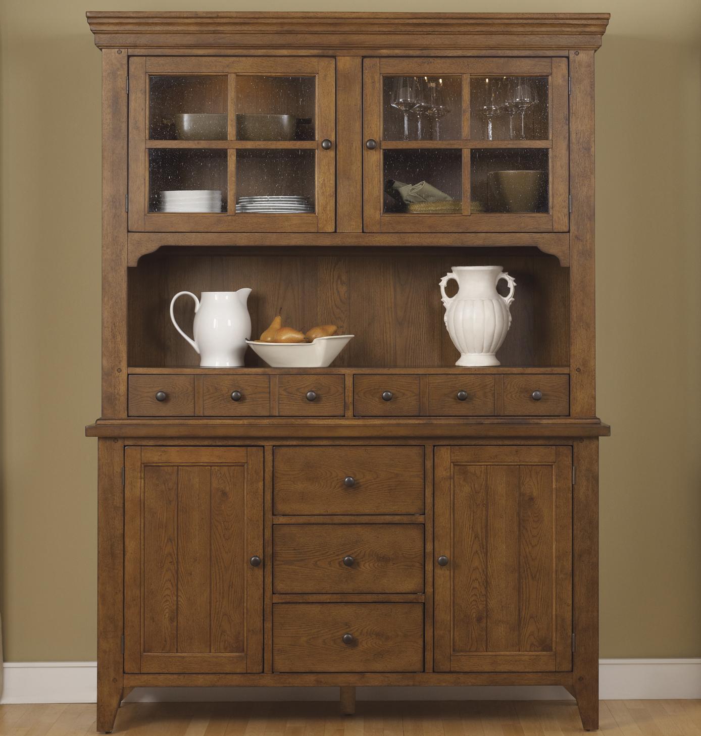 Craftsman style shop hutch